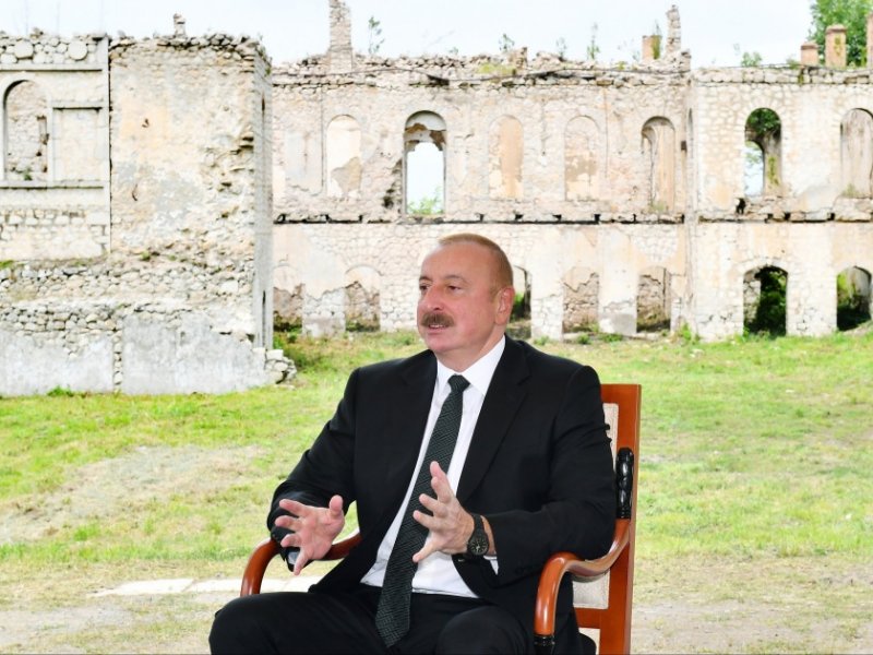 Azərbaycan Prezidenti İlham Əliyev “Euronews” televiziyasına müsahibə verib