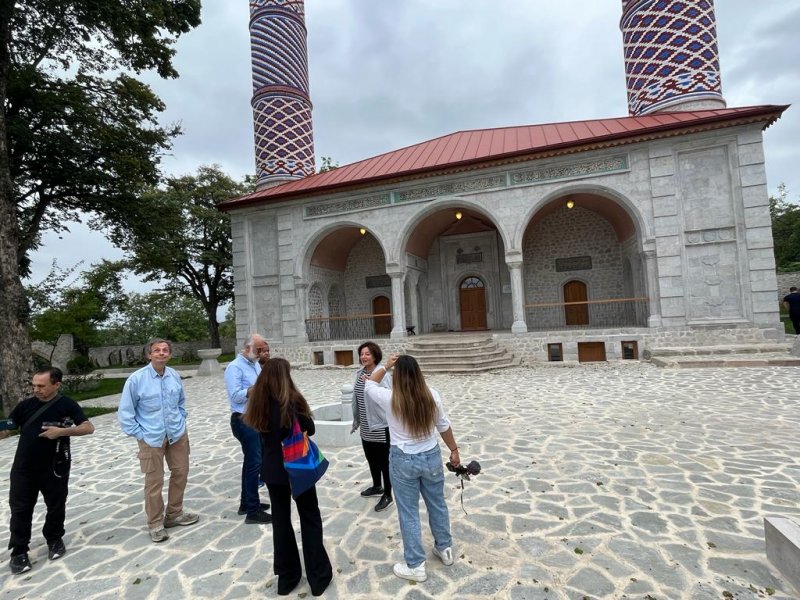 Amerikalı jurnalistlər Şuşanı ziyarət ediblər