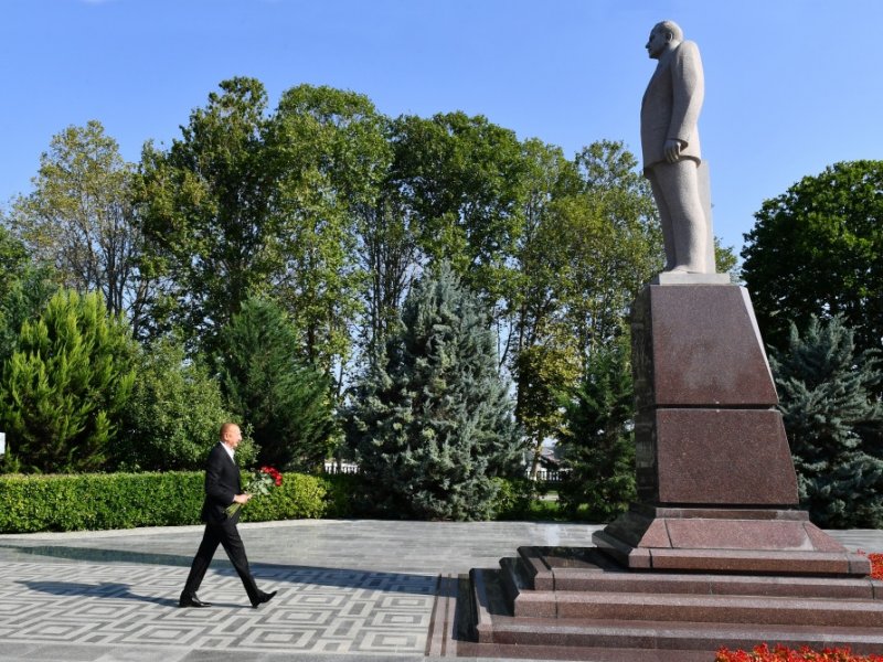 Azərbaycan Prezidenti İlham Əliyev Qazax rayonuna səfər edib