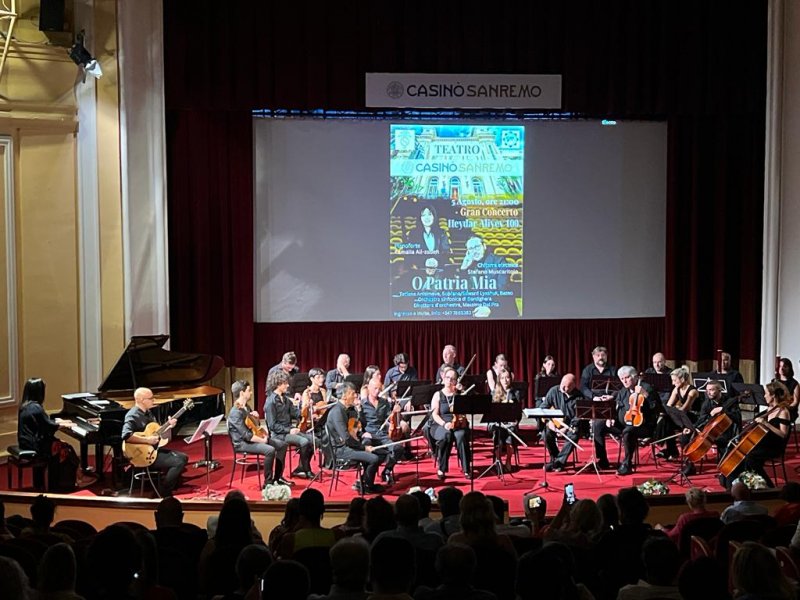 San-Remo şəhərində Heydər Əliyevə həsr olunmuş konsert təşkil edilib