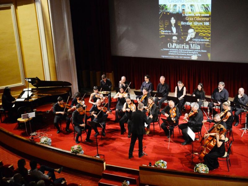 San-Remo şəhərində Heydər Əliyevə həsr olunmuş konsert təşkil edilib