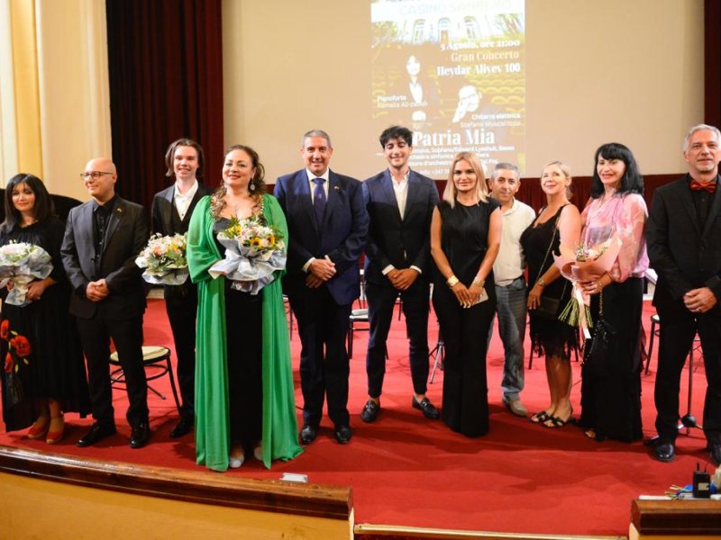 San-Remo şəhərində Heydər Əliyevə həsr olunmuş konsert təşkil edilib