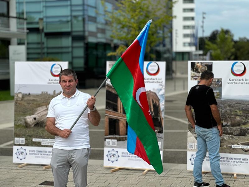 Перед представительством ООН в городе Бонн привлечено внимание к военным и экологическим преступлениям Армении 