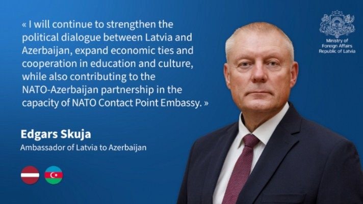 Latviya Azərbaycana yeni səfir təyin edib