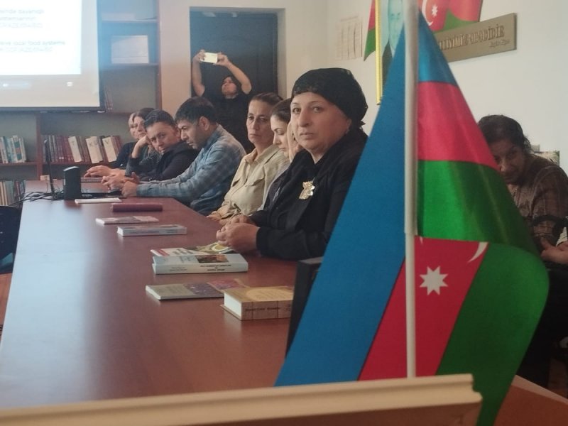 Bu gün Balakən rayon MKS-NİN oxu zalında Azərbaycan kənd Qadınları Assosiasiyasının yaradıcılarından biri olan Meysarat Qaysayeva ilə görüş keçirilib.