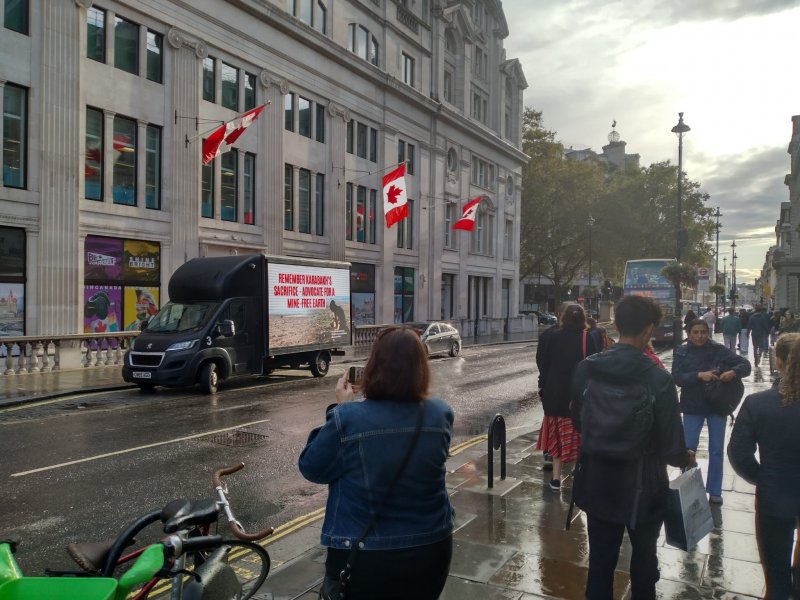 London və Mançesterdə Ermənistanın mina terroru ilə bağlı məlumatlandırma aksiyası təşkil edilib