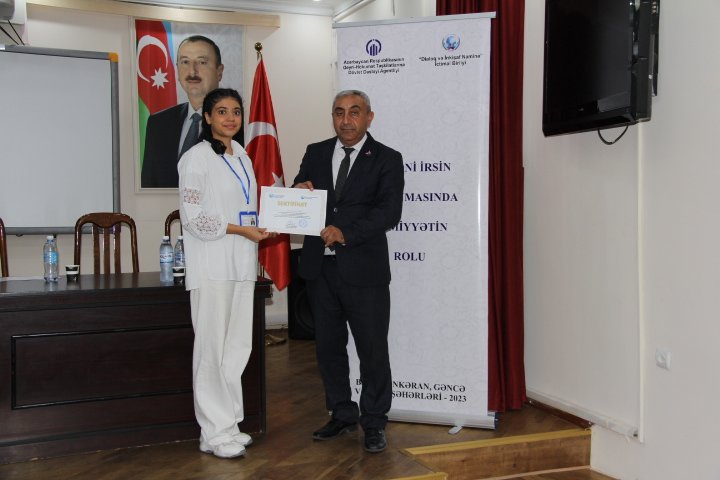"Mədəni irsin qorunmasında cəmiyyətin rolu" adlı layihə uğurla yekunlaşdı.