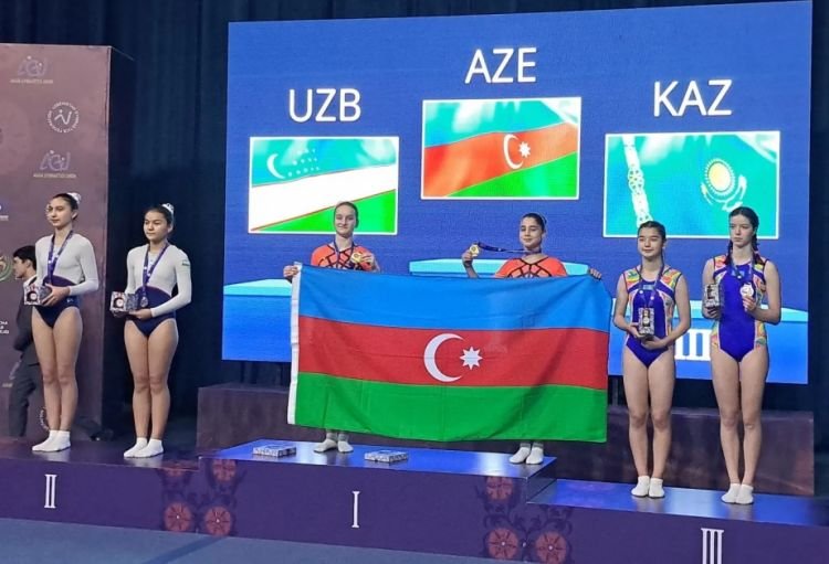 Azərbaycan gimnastları beynəlxalq turnirdə qızıl və gümüş medal qazanıblar