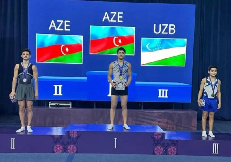 “Azərbaycan gimnastları beynəlxalq turnirdə 3 medal qazanıblar