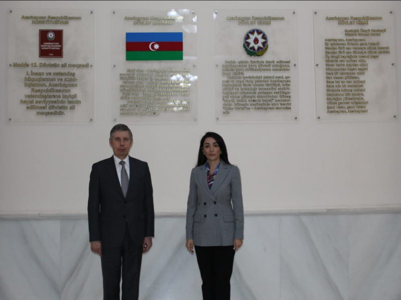 Ombudsman Rusiya Federasiyasının Azərbaycan Respublikasına yeni təyin olunmuş səfirini qəbul edib