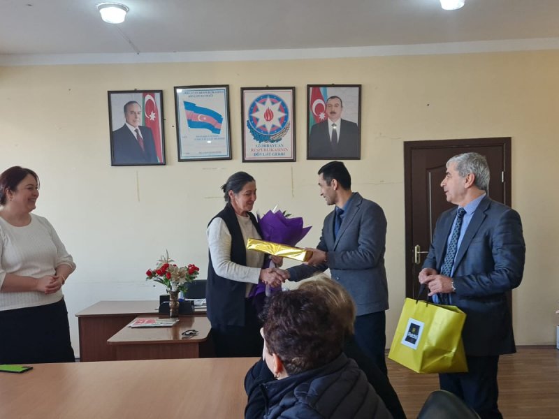Vətən Müharibəsi Qəhrəmanının Anası Mükafatlandırılıb-FOTO.