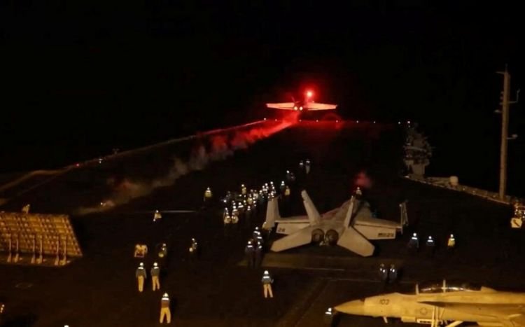 ABŞ və Böyük Britaniya husi qiyamçılarının mövqelərini yenə vurub