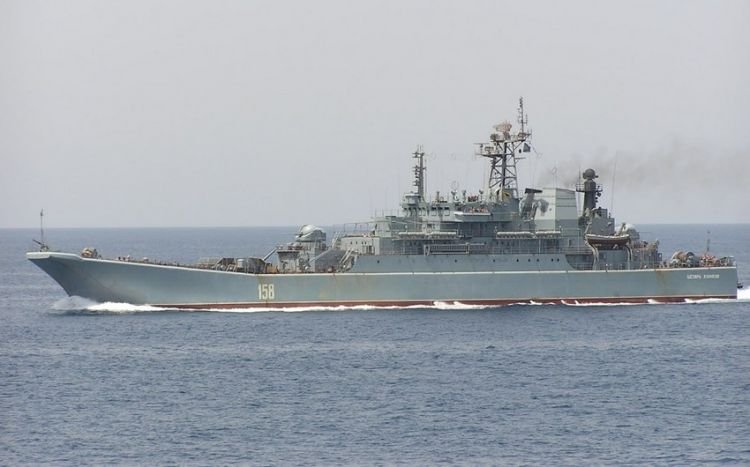 “Ukrayna Qara dənizdə Rusiyanın hərbi desant gəmisini vurub