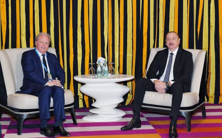 Münxendə Prezident İlham Əliyev ilə Dünya Bankının baş idarəedici direktorunun görüşü olub
