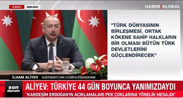 “Prezident İlham Əliyev: Bu gün Türkiyə-Azərbaycan Avrasiya üçün önəmli amilə çevrilib