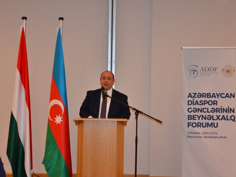 Budapeştdə Azərbaycan Diaspor Gənclərinin Beynəlxalq Forumu keçirilib