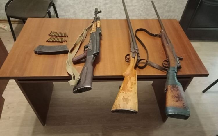Xankəndidə silah və sursatlar aşkarlanıb