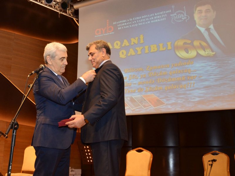 Xaqani  Qayıblının 60 illik yubileyi qeyd edilib