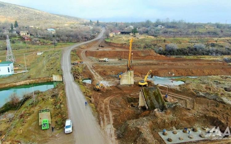 “Ağdərə-Ağdam avtomobil yolunun inşasına başlanılıb