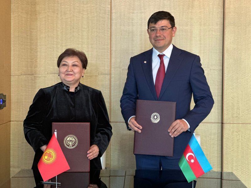 “Azərbaycan Respublikası ilə Qırğız Respublikası arasında Anlaşma Memorandumu imzalanıb