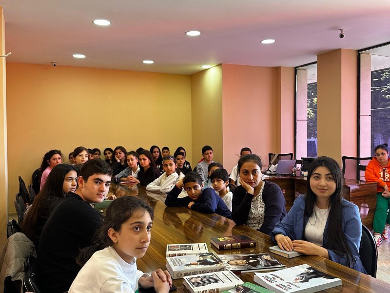 Rustavidə Ümummilli Lider Heydər Əliyevin anadan olmasının 101 illiyi qeyd edilib