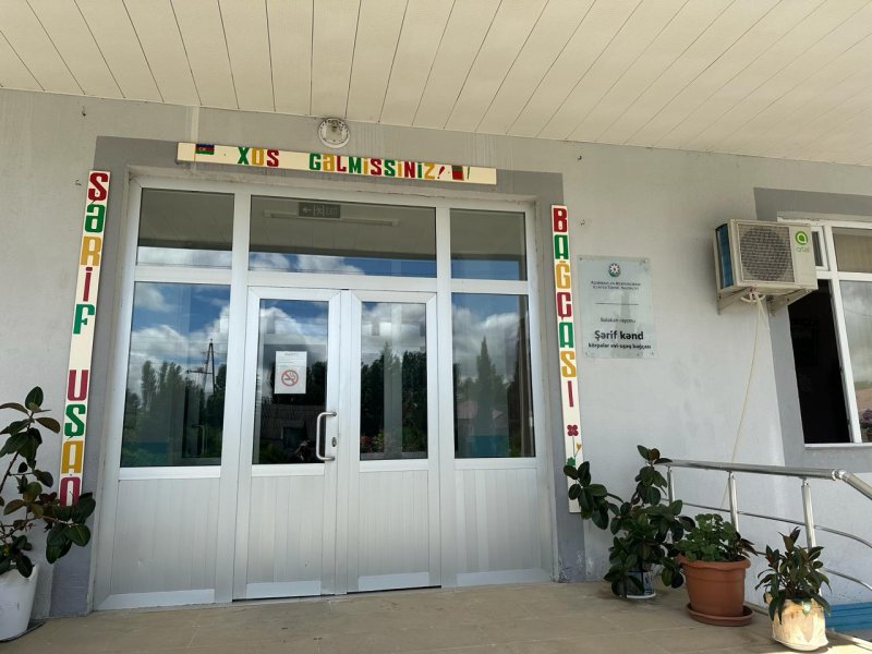 ŞƏRİF KƏND  KÖRPƏLƏR EVİ-UŞAQ BAĞÇASINA  TƏCRÜBƏLİ PEDAQOQ RƏHBƏRLİK EDİR-FOTOLAR.