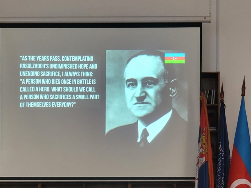 Belqradda 28 May – Müstəqillik Gününə həsr olunmuş elmi-bədii konfrans