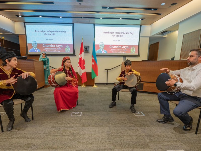 Kanada parlamentində 28 May - Müstəqillik Günü münasibətilə bayram tədbiri keçirilib