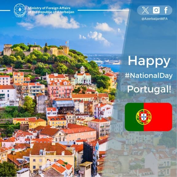 Azərbaycan XİN Portuqaliyanı təbrik edib