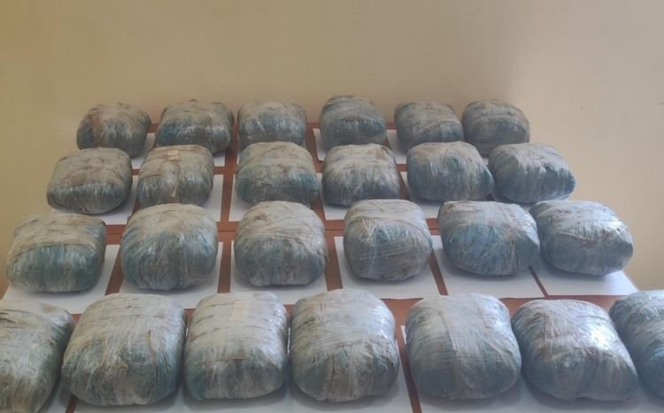 “İrandan Azərbaycana 43 kiloqrama yaxın narkotik keçirilməsinin qarşısı alınıb