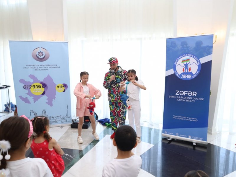 Ombudsman Aparatı tərəfindən Qubada şəhid övladları üçün  bayram tədbiri təşkil edilib