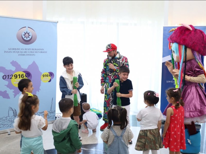 Ombudsman Aparatı tərəfindən Qubada şəhid övladları üçün  bayram tədbiri təşkil edilib