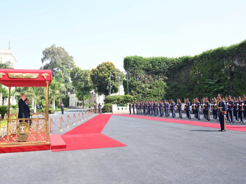Prezident İlham Əliyevin Misirdə rəsmi qarşılanma mərasimi olub