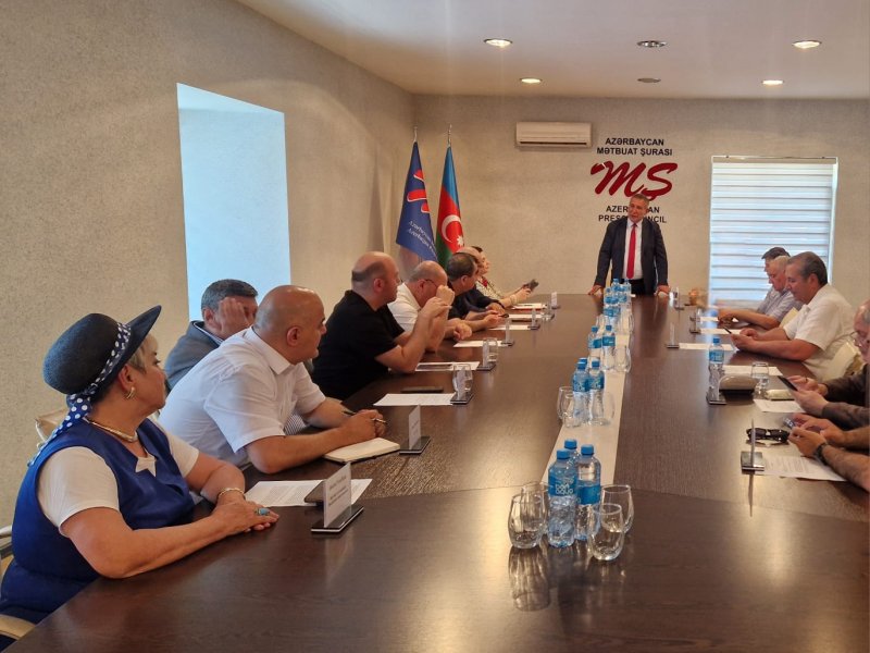 “Mətbuat Şurasının İdarə Heyətinin iclası keçirilib