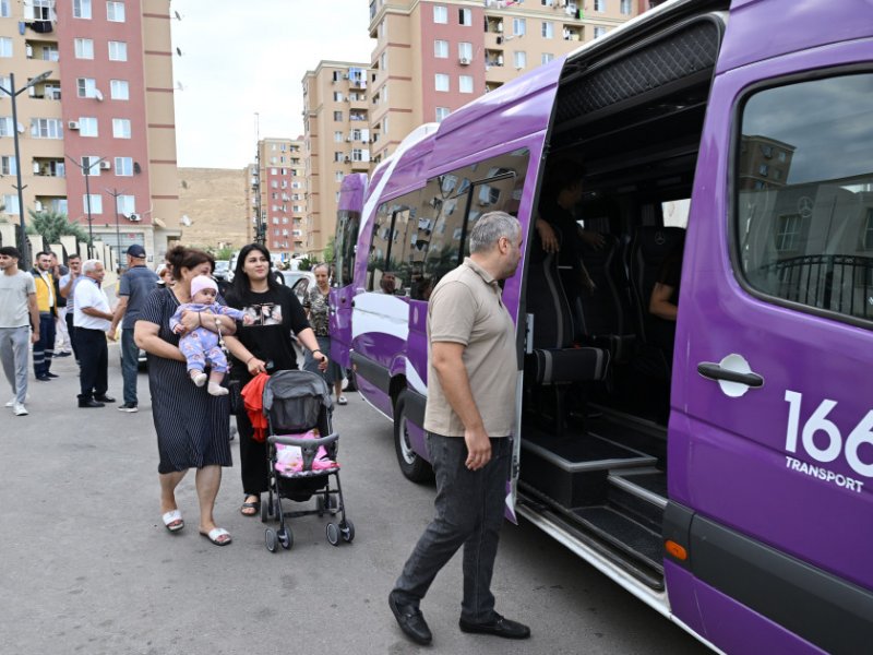 Laçın şəhərinə növbəti köç karvanı yola salınıb