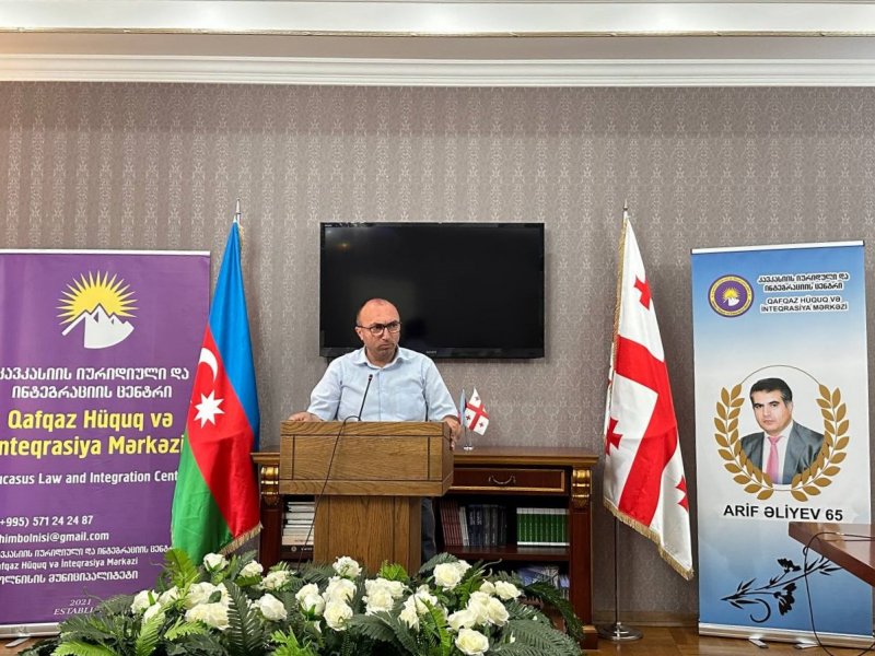 Gürcüstanda Arif Əliyevin 65 illiyinə həsr olunmuş anım tədbir keçirilib