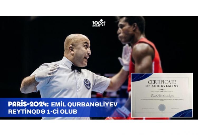 Azərbaycanlı referi “Paris-2024”də ən reytinqli hakim seçilib