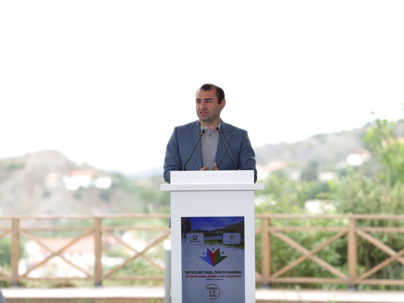 Laçında “Gənclər Yaşıl Dünya Naminə” Diaspor Gənclərinin V Yay Düşərgəsinin rəsmi açılış mərasimi keçirilib