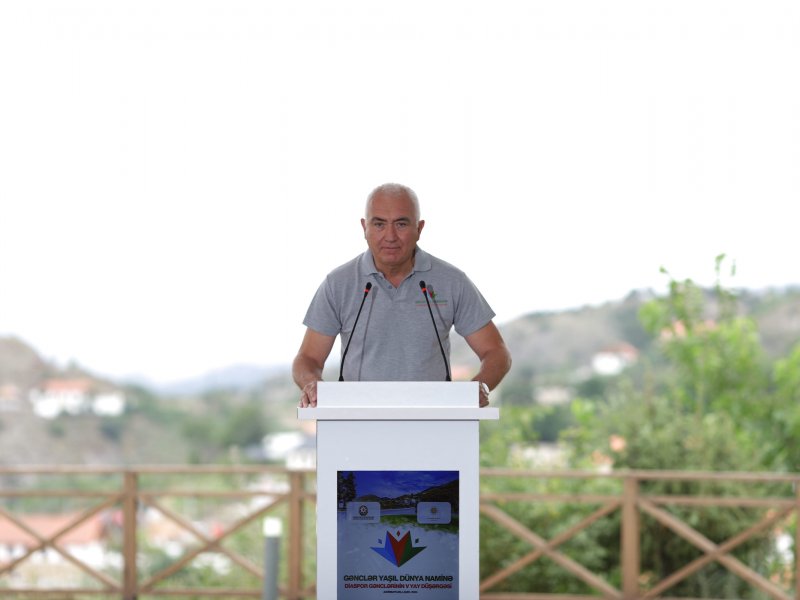 Laçında “Gənclər Yaşıl Dünya Naminə” Diaspor Gənclərinin V Yay Düşərgəsinin rəsmi açılış mərasimi keçirilib