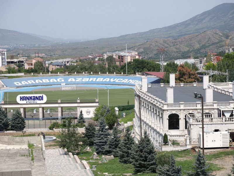 Diaspor Gənclərinin V Yay Düşərgəsi iştirakçıları Xankəndində Qarabağ Universitetində olublar