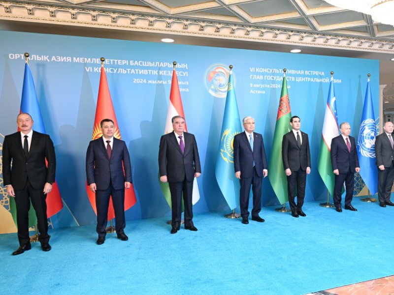 Prezident İlham Əliyev Astanada Mərkəzi Asiya və Azərbaycan Respublikasının Dövlət Başçılarının görüşündə çıxış edib