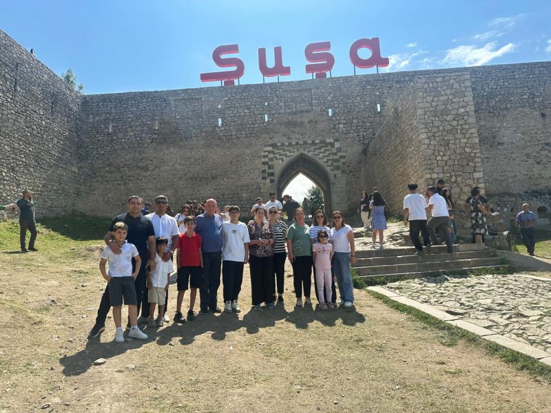 Azad olunmüş QARABAĞA səyahət-Fotolar.