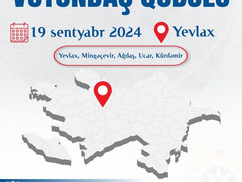 Vilayət Eyvazov Yevlaxda qəbul keçirəcək