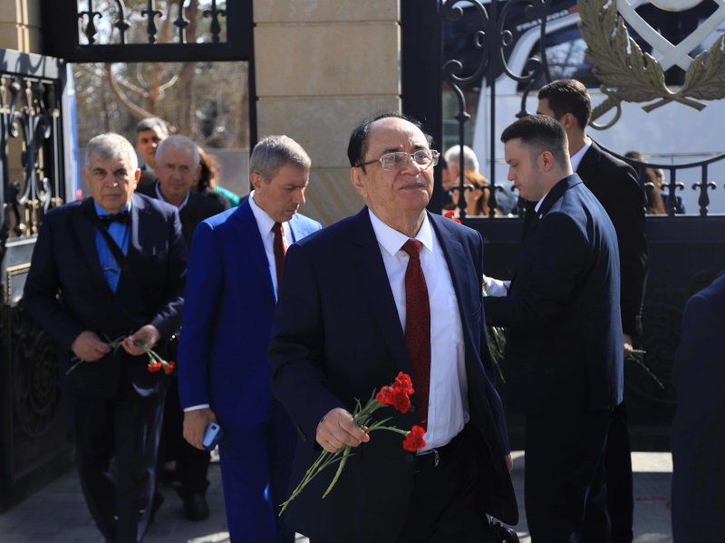 Xaricdə yaşayan azərbaycanlı alimlər Fəxri Xiyabanı və Şəhidlər Xiyabanını ziyarət edib