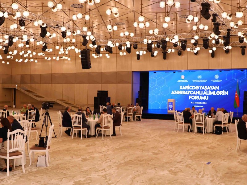 Xaricdə yaşayan Azərbaycanlı Alimlərin Forumu çərçivəsində bir sıra tədbirlər keçirilib