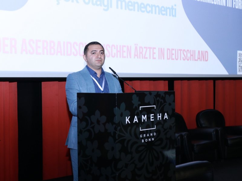 Almaniyada Yaşayan Azərbaycanlı Həkimlərin III Forumunda müxtəlif mövzularda elmi müzakirələr aparılıb