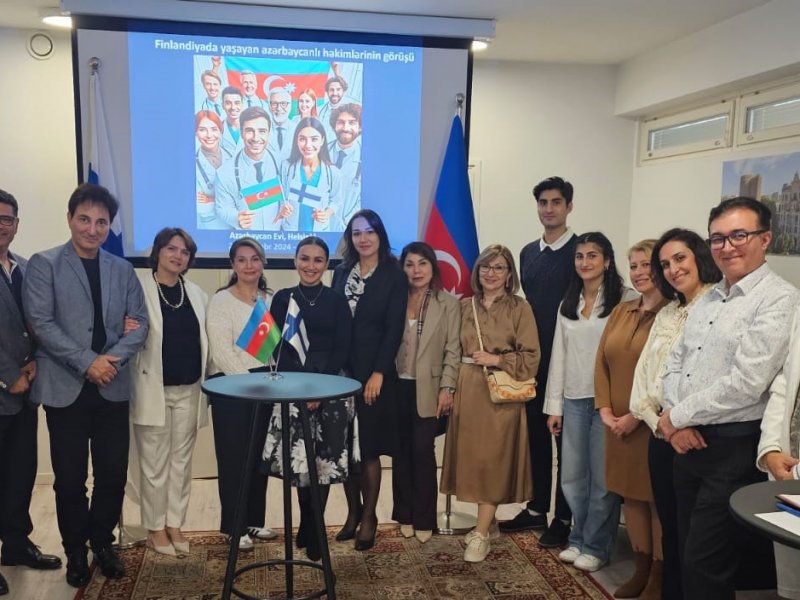 Finlandiyada yaşayan azərbaycanlı həkimlərin görüşü baş tutub