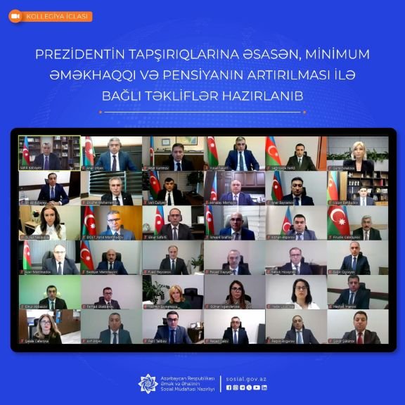 Minimum əməkhaqqı və pensiyanın artırılması ilə bağlı təkliflər hazırlanıb