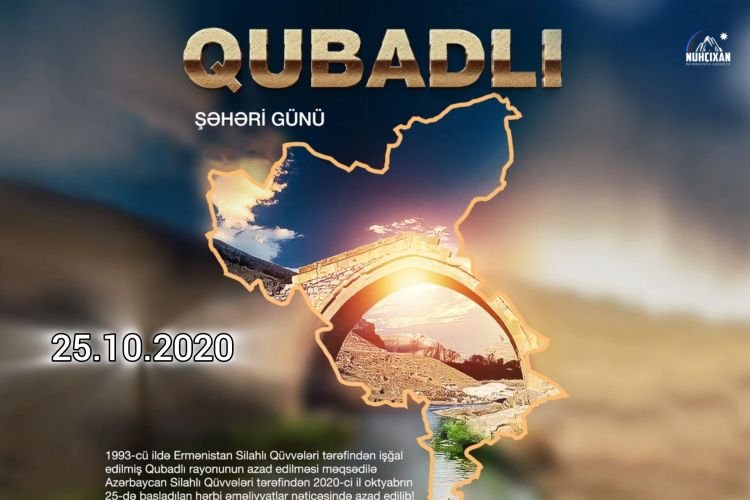 Qubadlı şəhərinin işğaldan azad olunmasından 4 il ötür