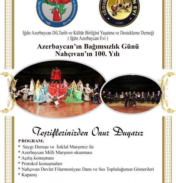 İğdırda 18 Oktyabr - Müstəqilliyin Bərpası Günü və Naxçıvanın 100 illiyi münasibətilə konsert keçiriləcək